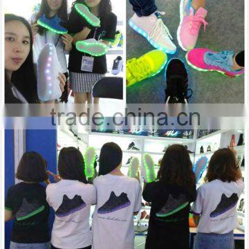 Andriod USB Recharging LED Light Shoes With Colorful Light Shoe Lace photo-3