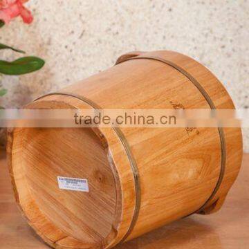 Foot massager wooden foot barrel oak foot wash basin