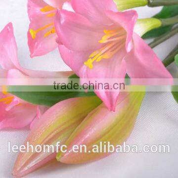 PU Artificial Flower Single Stem Lily Flower photo-2