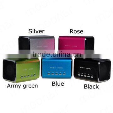 Mini Portable Audio Player Amplifier Micro TF card USB Disk for Computer Mobile Phone Speaker