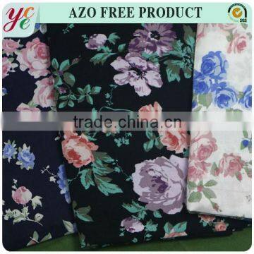 Hot Sale Japanese Flower Pattern Rayon Printed Fabric for Kimono photo-3