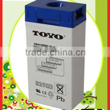 opzv gel battery 2v3000AH for solar system deep cycle