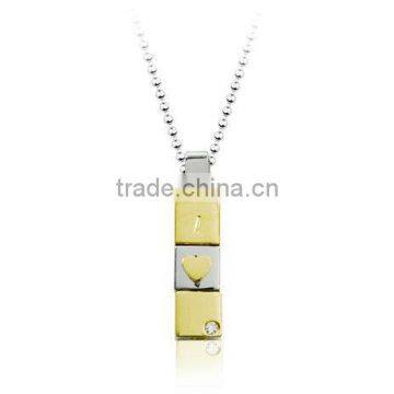 1120632 Korean version of the popular I Love fashion pendant necklace jewelry