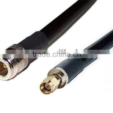 RF Pigtail N Female to SMA Male Cable KSR400 Crimp Connector photo-1