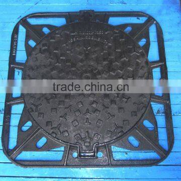 square cast iron manhole cover made by ductile