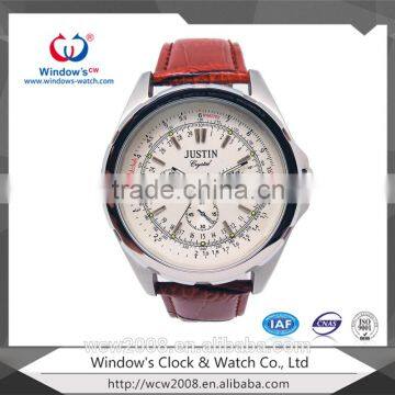 Charming Fashion Quartz Movt Diamond Inset Brass Watch