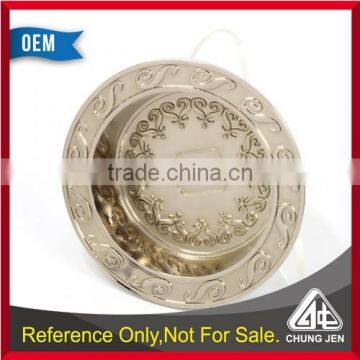 Repeating pattern silver multipurpose container for gift