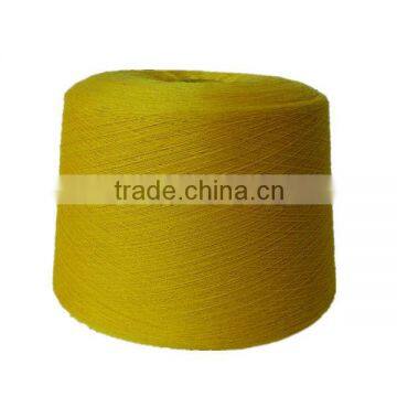 Dope dyed 100% knitting recyeled polyester spun yarn