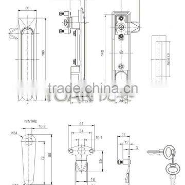 Safety Plane Metal Cabinet Locks for Network Cabinet photo-2