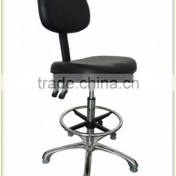 Cleanroom Office Use Antistatic Vinyl Leather Chairs photo-4