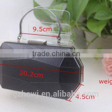 Gunmetal Metal Purse Frame With Cover Box Clutch Frame With Handles photo-2