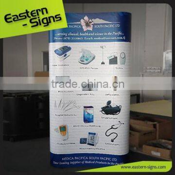 3x1 Convex Shape Magnetic PVC Pop Up Display