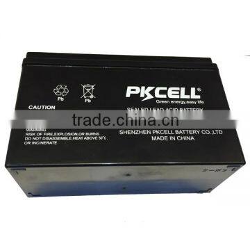 PKCELL lead acid battery 12v 7ah 12v lead acid car battery lead acid battery SLA