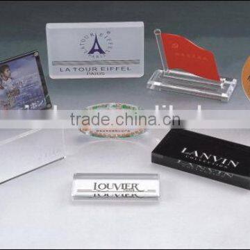 Customized latest frost acrylic award with silk screen