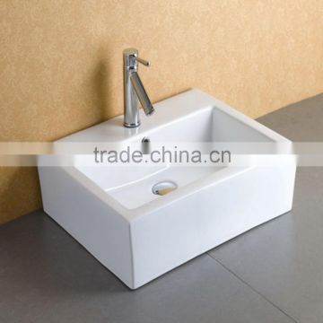 Thick Edge Ceramic Rectangular Art Sink