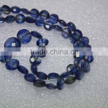 Natural Kyanite Faceted Coin