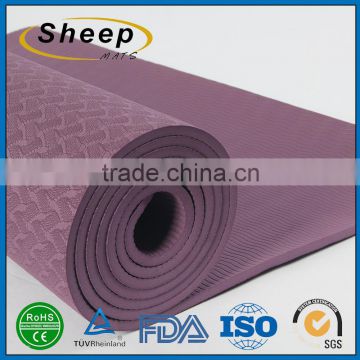 Hot sale tpe material customized soft 4mm sublimation yoga mat