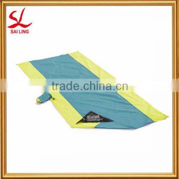 Cutomized Parasheet Single/One Person Picnic/Beach Blanket Outdoor Parachute Nylon Beach Blanket