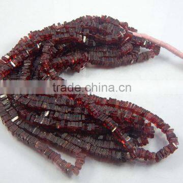 Garnet heishi Beads