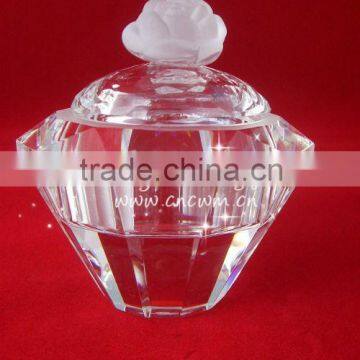 beauty crystal jewelry box for wedding favor