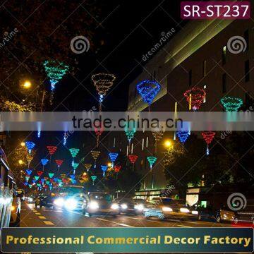 Customize commercial main street LED light decoration for new year