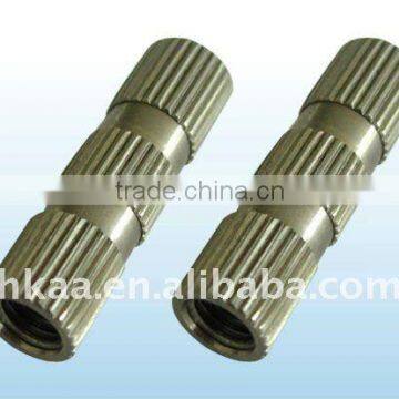 grinding brass shaft,knurled shaft sleeve