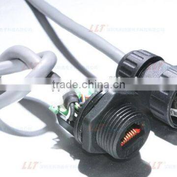 IP67 Waterproof RJ45 Plug and Socket Attached With CAT 5E Cable photo-2