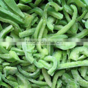 IQF Frozen Green Pepper With Dices Strips Cubes Cups photo-2