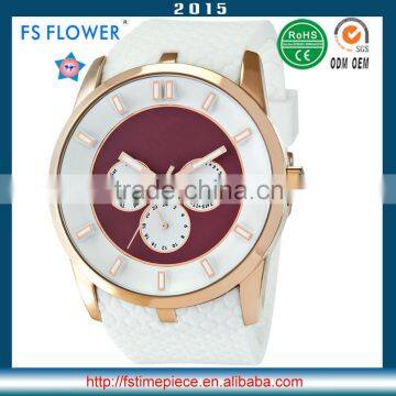 FS FLOWER - Courageous Design Fashion Maiden Stylish Girl Student Pie Watches Quartz Chronograph Function