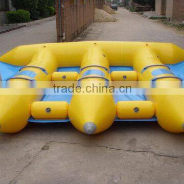 2016 new product hot sale girls movies 6 person inflatable flying manta ray Boat flying fairy cheap pric huoyuan