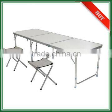 Hot Outdoor 6ft Blue OEM Color Aluminum Folding Picnic Table photo-3