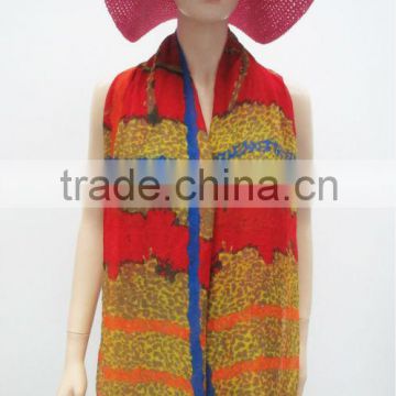 Fashion ladies pareo,Printed polyester scarf,New style scarf