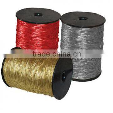 gold/silver metallic round elastic cord 0.8mm/1.0mm/1.2mm/1.5mm for card