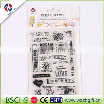 Butterfly Transparent Clear Stamp DIY Silicone Seals Scrapbooking/Card Making/Photo Album Decoration Supplies