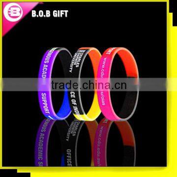 New design silicone custom cloth wristbands