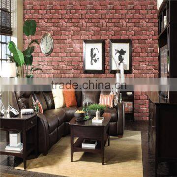 2015 faux brick Non-Woven wallpaper brick wallpaper international sale