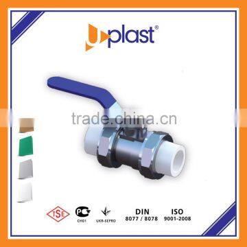 PPR DOUBLE UNION BRASS BALL VALVE