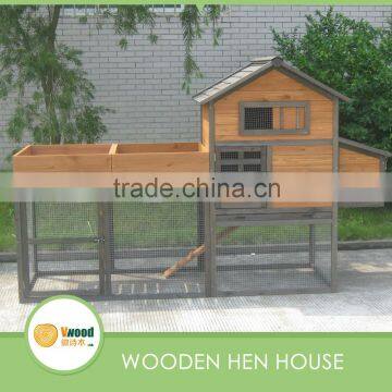 Big Chinese Fir Wooden Chicken Coop