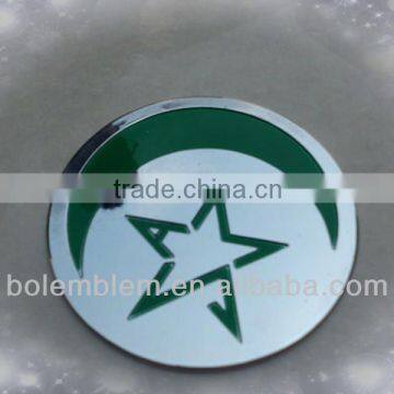 Plastic chrome muslim car badges emblems