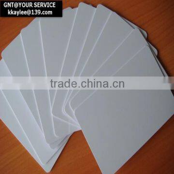 White PVC card