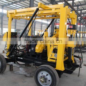 Trailer Mounted Drilling Rig, Rotary Water Well Drilling Rig