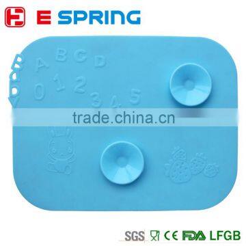 FDA Silicone Placemat Bar Mat Baby Kids Square Shaped Table Mat Home Kitchen Pads