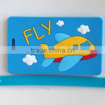 3d soft pvc souvenir luggage tags