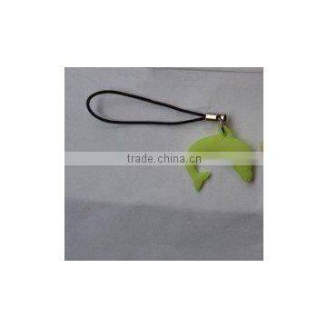 3D silicone fish mobile phone strap/ mobile phone charm