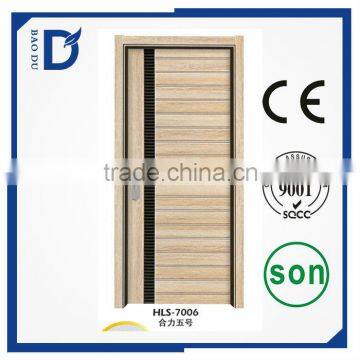 2016 hot sale new type fabricated melamine wooden door fancy flush door