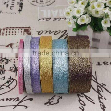 Colorful Satin Ribbon,Ribbon Printing,Metallic Glitter Ribbon photo-2