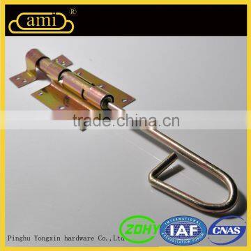 good quality zinc plated barrel bolt for wooden door