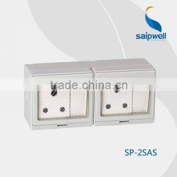 Waterproof Electric Switch and Socket Two-Position Switch Two South African Style