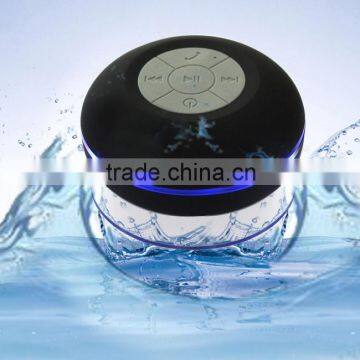 Free Sample bluetooth 4.0 s11 wireless mini speaker Hands Free bluetooth shower speaker with led light