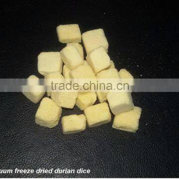 Thai Durian Diced Freeze Dried from Thailand certified HACCP, ISO 22000 , GMP, HALAL and KOSHER